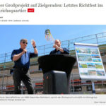 RICHTFEST FÜR LETZTEN 12 EIGENTUMSWOHNUNGEN IM REIHENHAUSSTIL